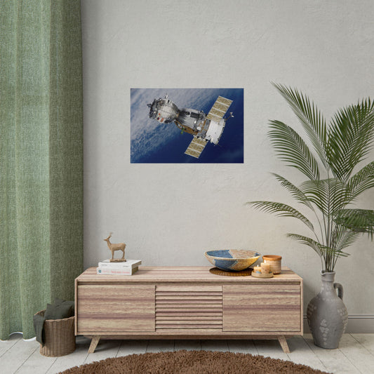 Spacecraft & Satellite — Space Poster