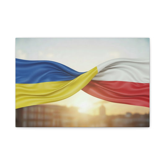 Ukraine & Poland — Dual Heritage Canvas
