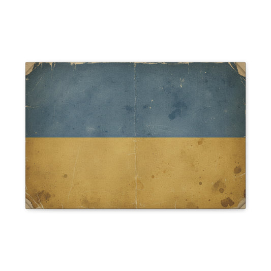 Ukrainian Flag — Vintage Canvas