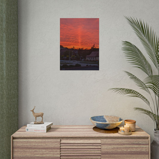 Polish Spring Sunset Rolled Poster