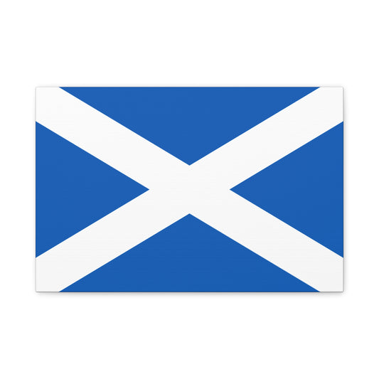 Scottish Saltire — Classic Canvas
