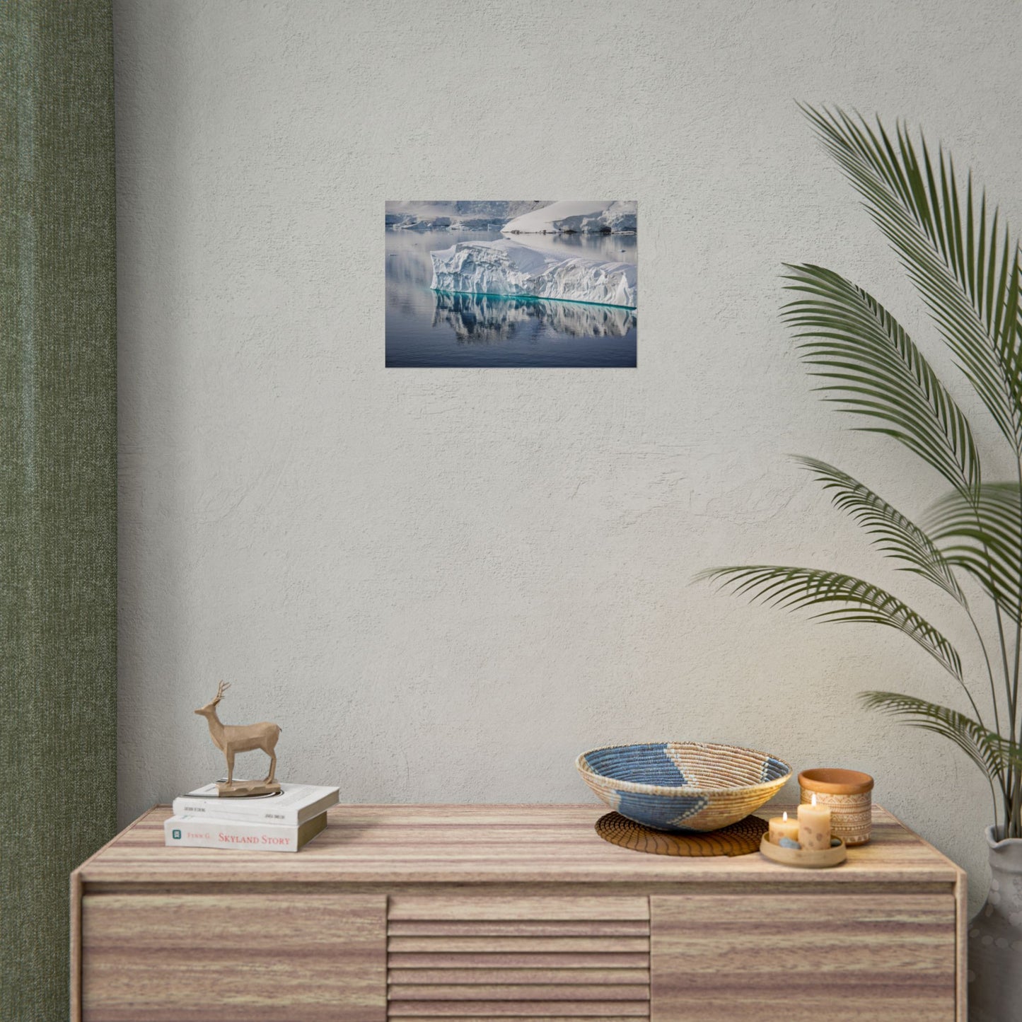 Arctic Iceberg Photography Poster — Serene Glacier Wall Art (Rolled Poster)