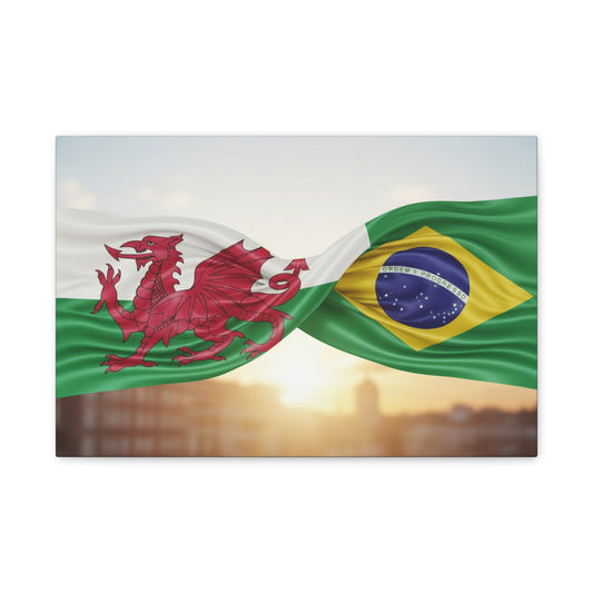Wales & Brazil — Dual Heritage Canvas