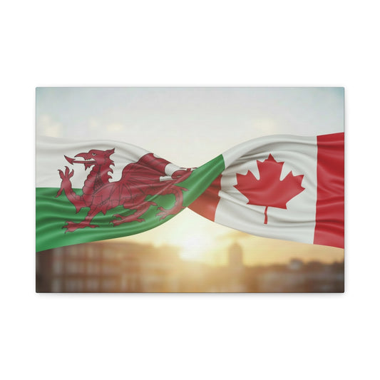 Wales & Canada — Dual Heritage Canvas