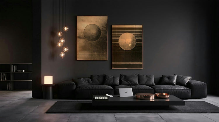 Canvas and poster wall art collection featuring places, nature and space