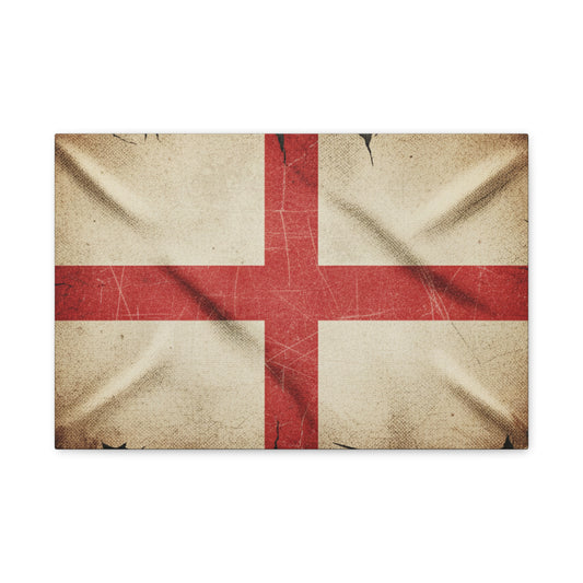 St George's Cross — Vintage England Canvas