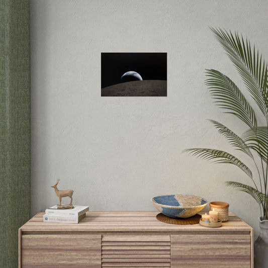 Earthrise — Lunar Horizon Poster