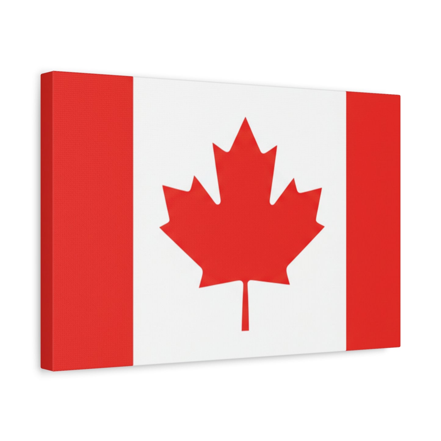 Canadian Flag Matte Canvas Print (Stretched 1.25")