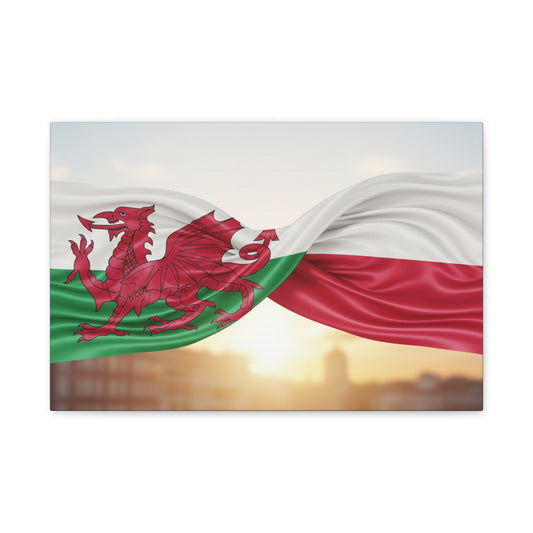 Wales & Poland — Dual Heritage Canvas