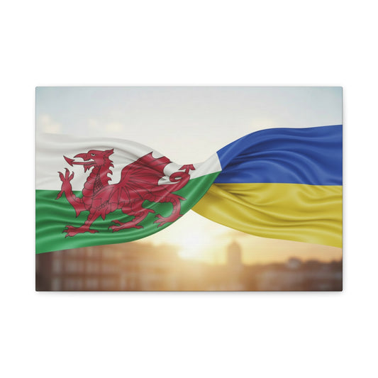 Wales & Ukraine — Dual Heritage Canvas