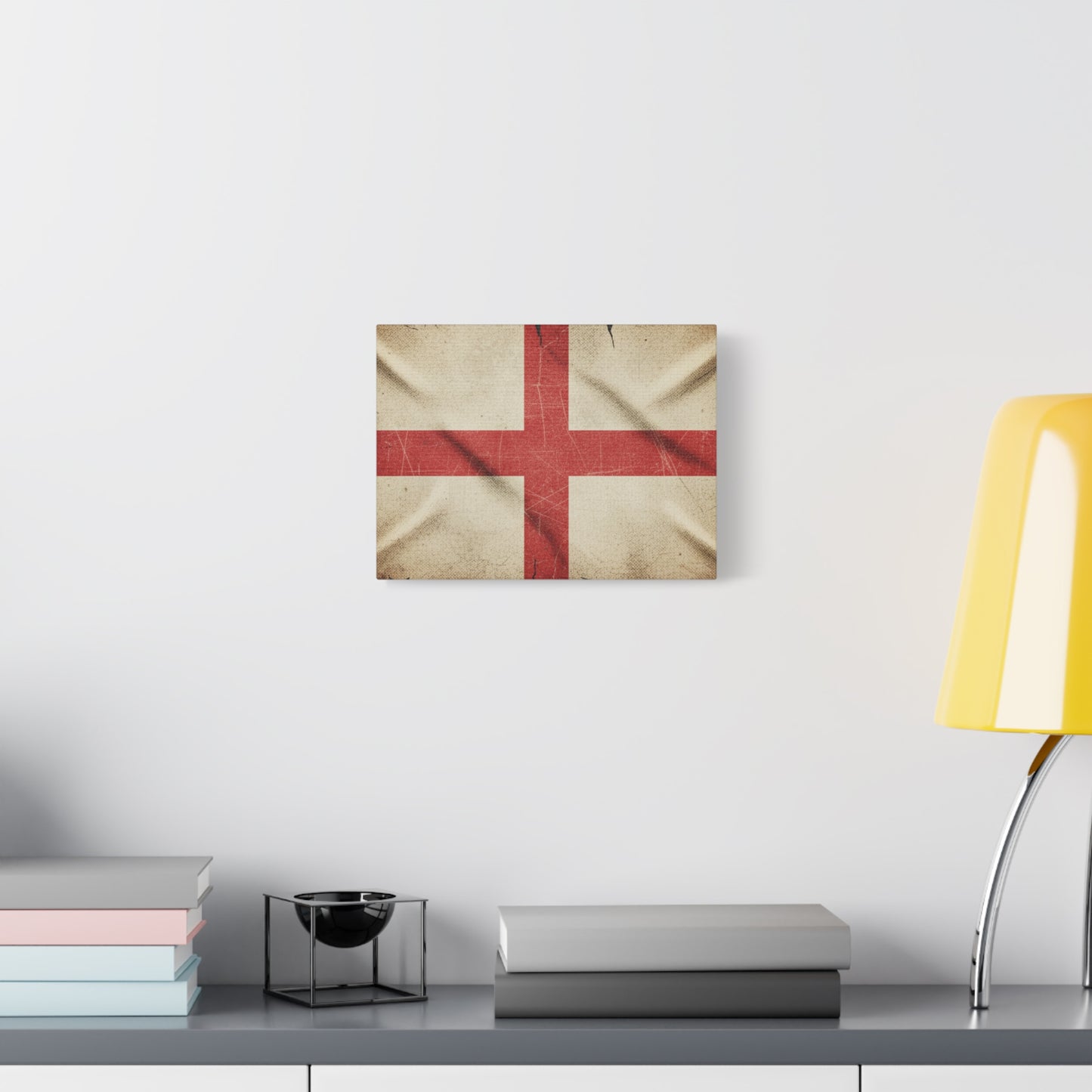 English Flag St. George’s Cross Vintage Flag Canvas