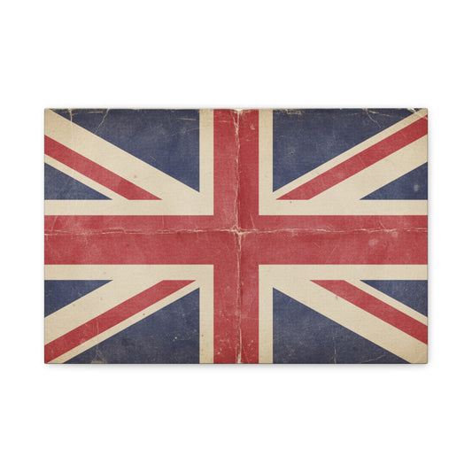 Union Jack — Vintage British Flag Canvas