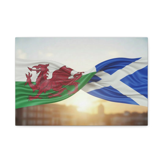 Wales & Scotland — Dual Heritage Canvas