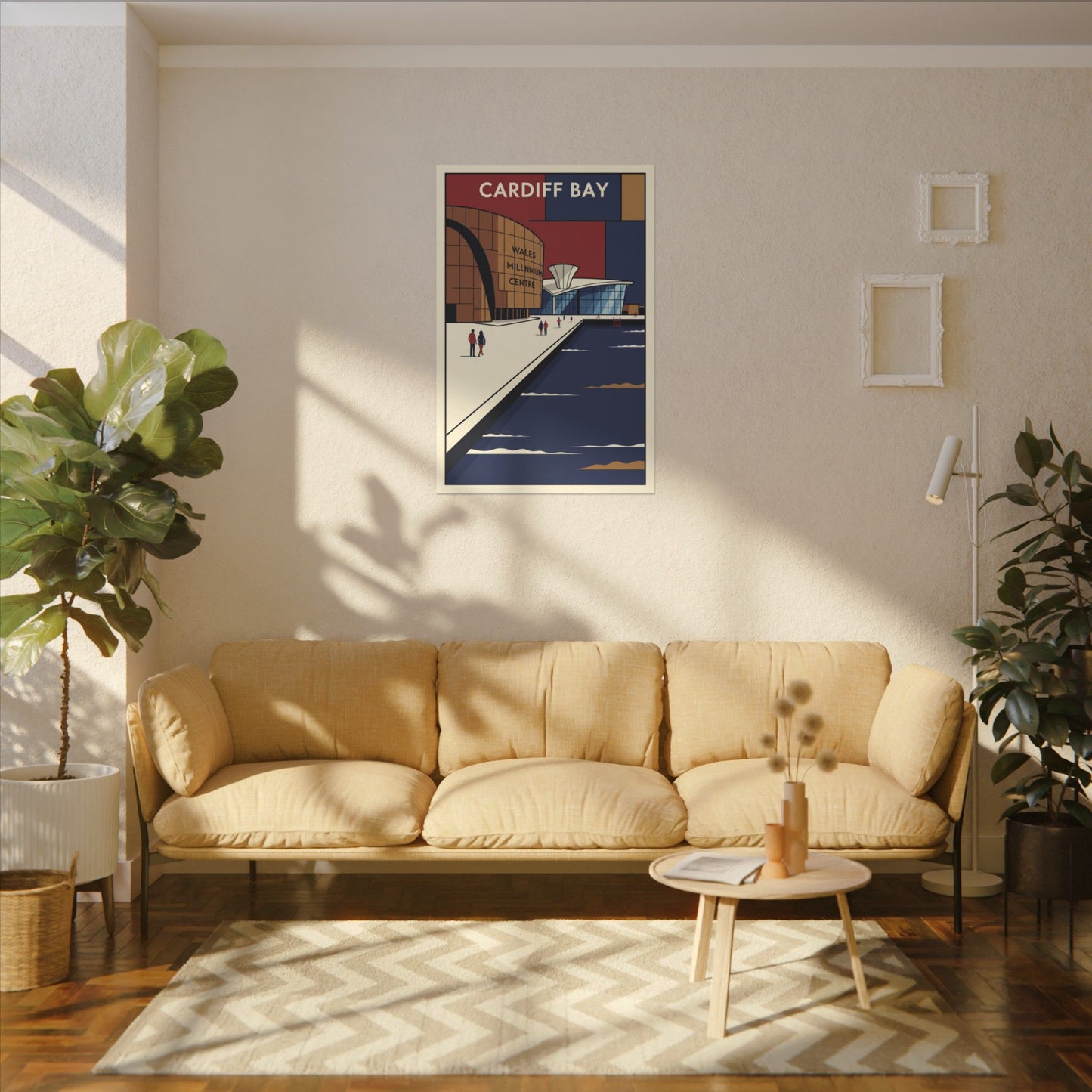 Cardiff bay Millennium centre Travel Poster Canvas