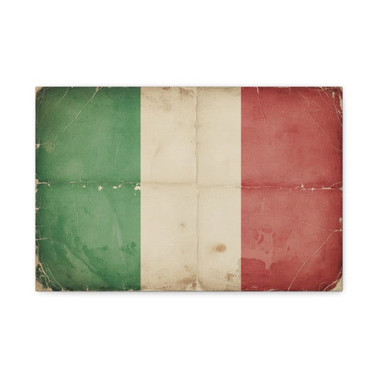 Italian Flag — Vintage Canvas