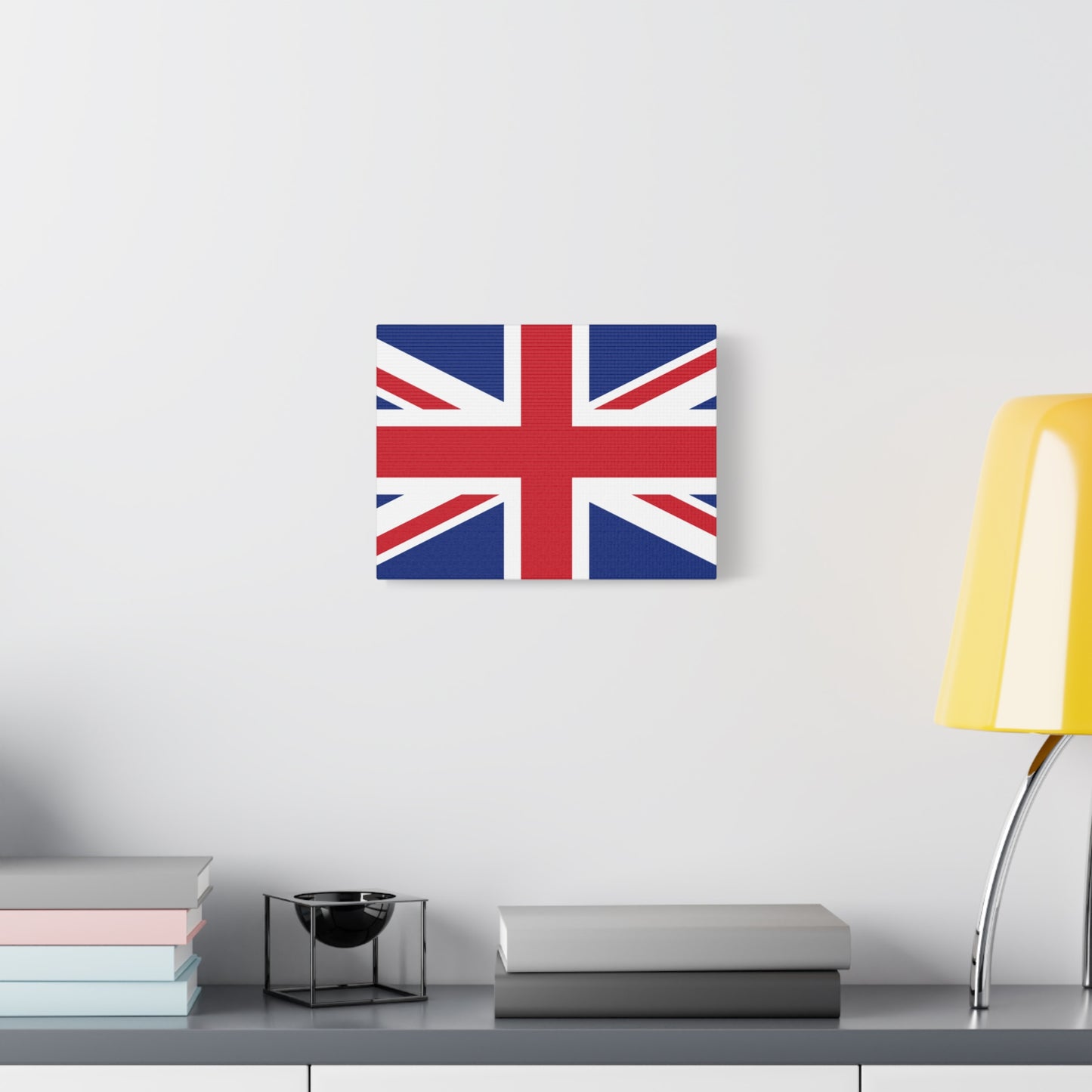 Union Jack Matte Canvas Print — Stretched British Flag Wall Art