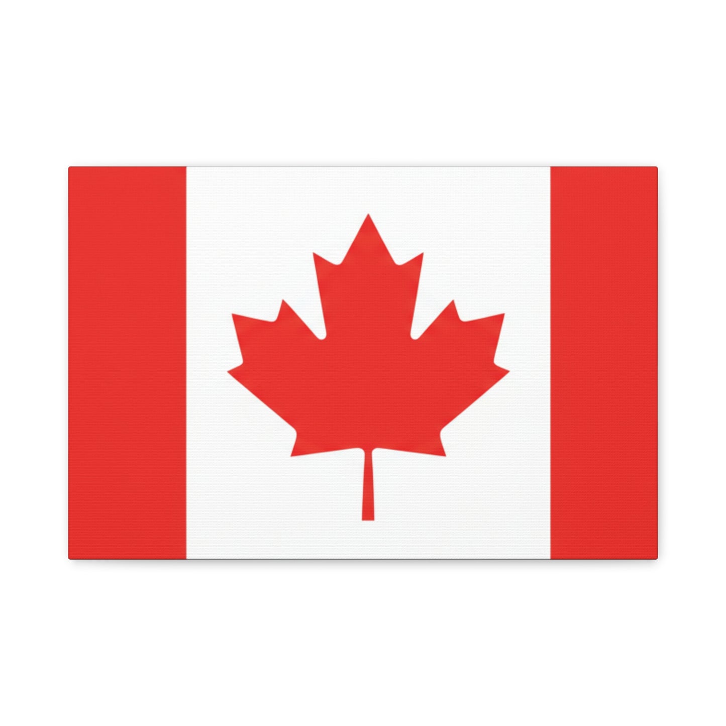 Canadian Flag Matte Canvas Print (Stretched 1.25")