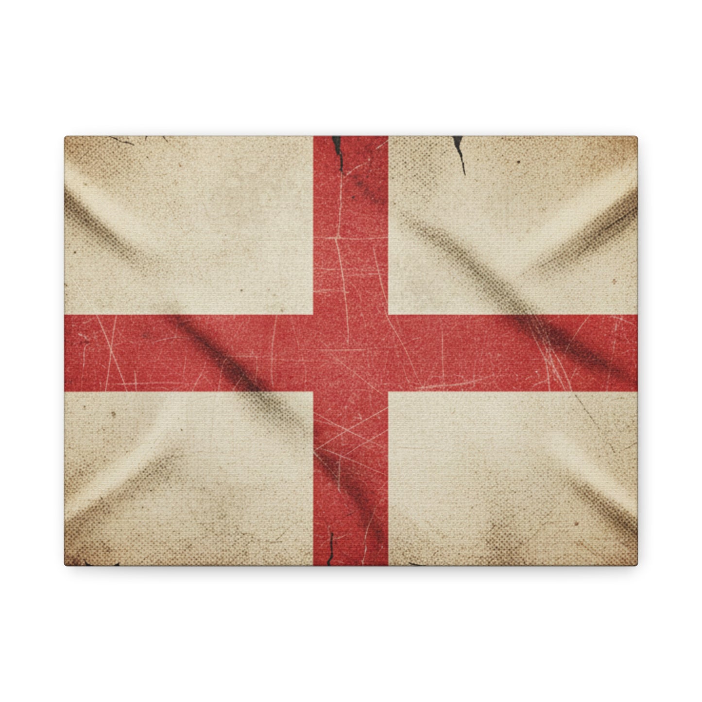 English Flag St. George’s Cross Vintage Flag Canvas