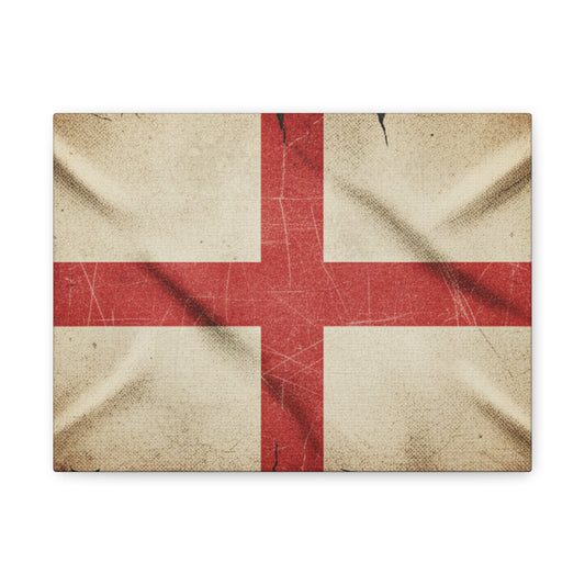 English Flag St. George’s Cross Vintage Flag Canvas