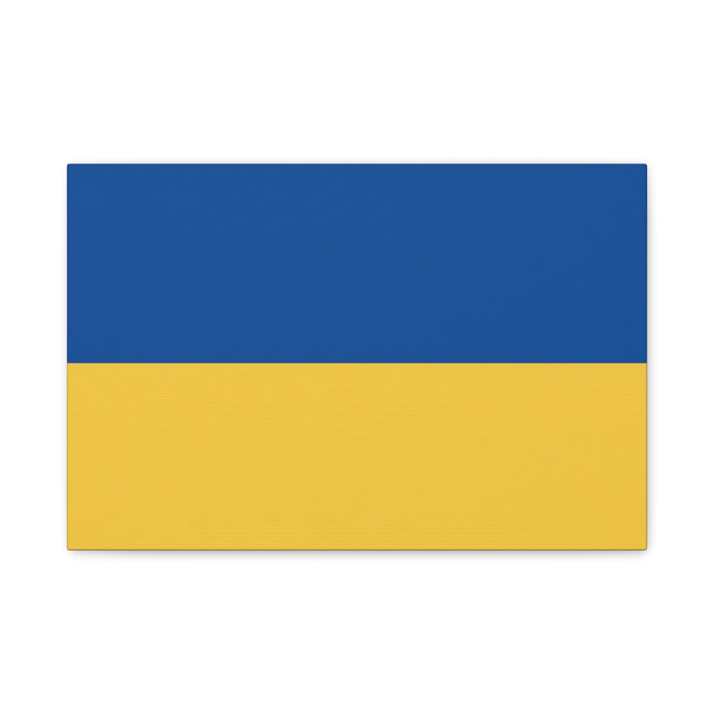 Ukraine Flag Matte Canvas Print — Stretched 1.25" Wall Art