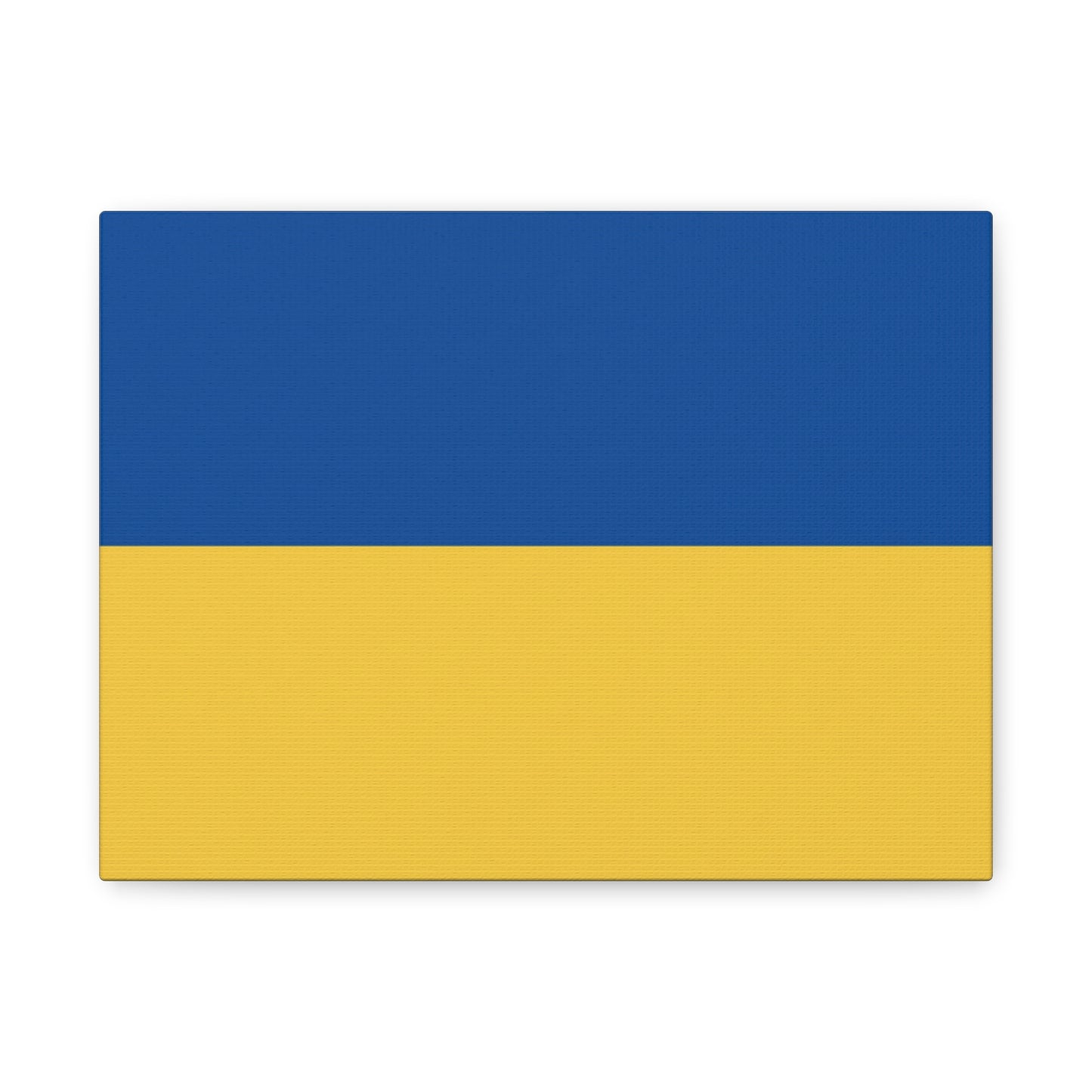 Ukraine Flag Matte Canvas Print — Stretched 1.25" Wall Art