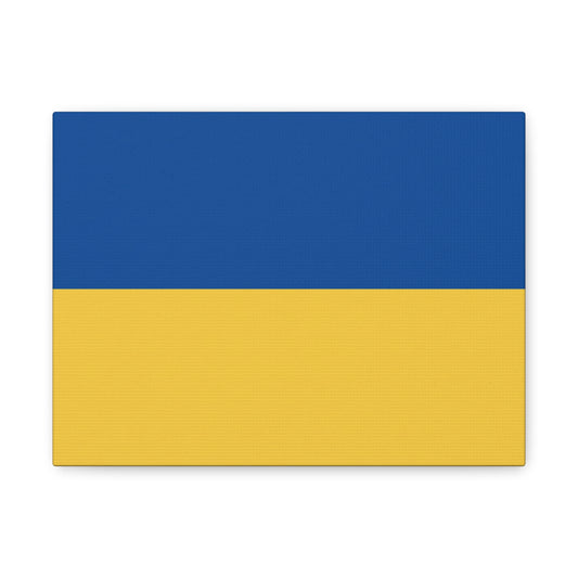 Ukraine Flag Matte Canvas Print — Stretched 1.25" Wall Art