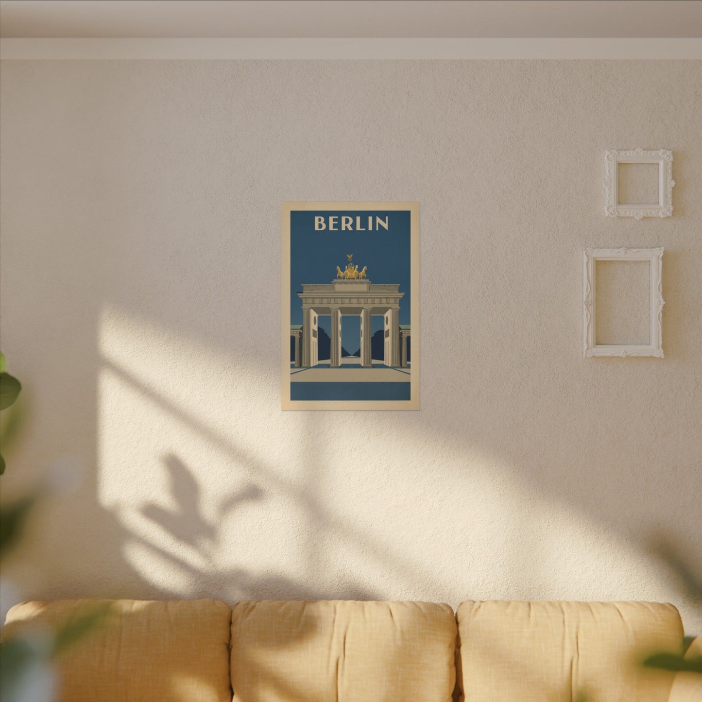 Berlin Brandenburger Tor Matte Canvas Print