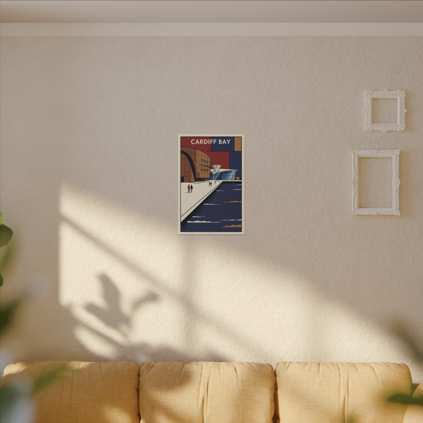 Cardiff bay Millennium centre Travel Poster Canvas
