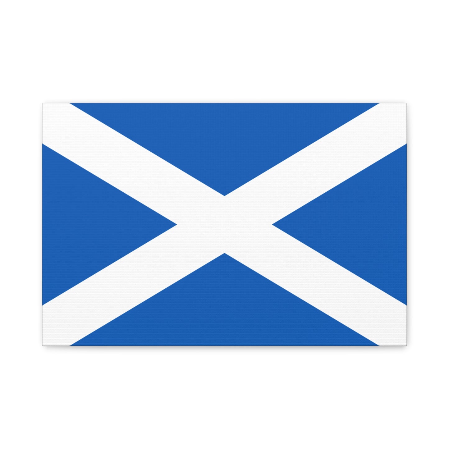Scotland Flag Matte Stretched Canvas (1.25")
