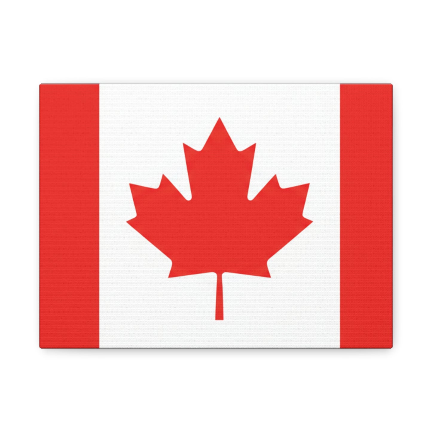 Canadian Flag Matte Canvas Print (Stretched 1.25")