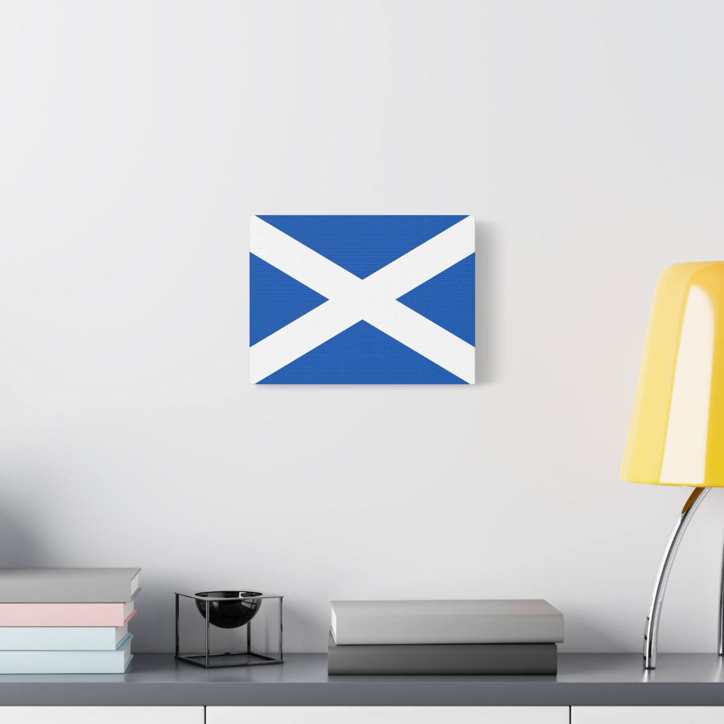 Scotland Flag Matte Stretched Canvas (1.25")