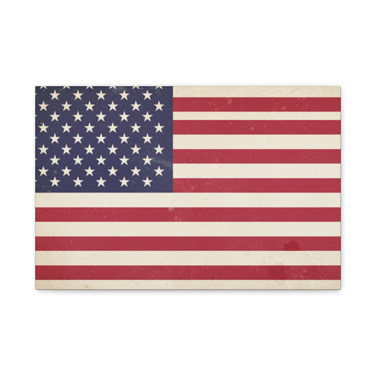American Flag — Vintage Canvas