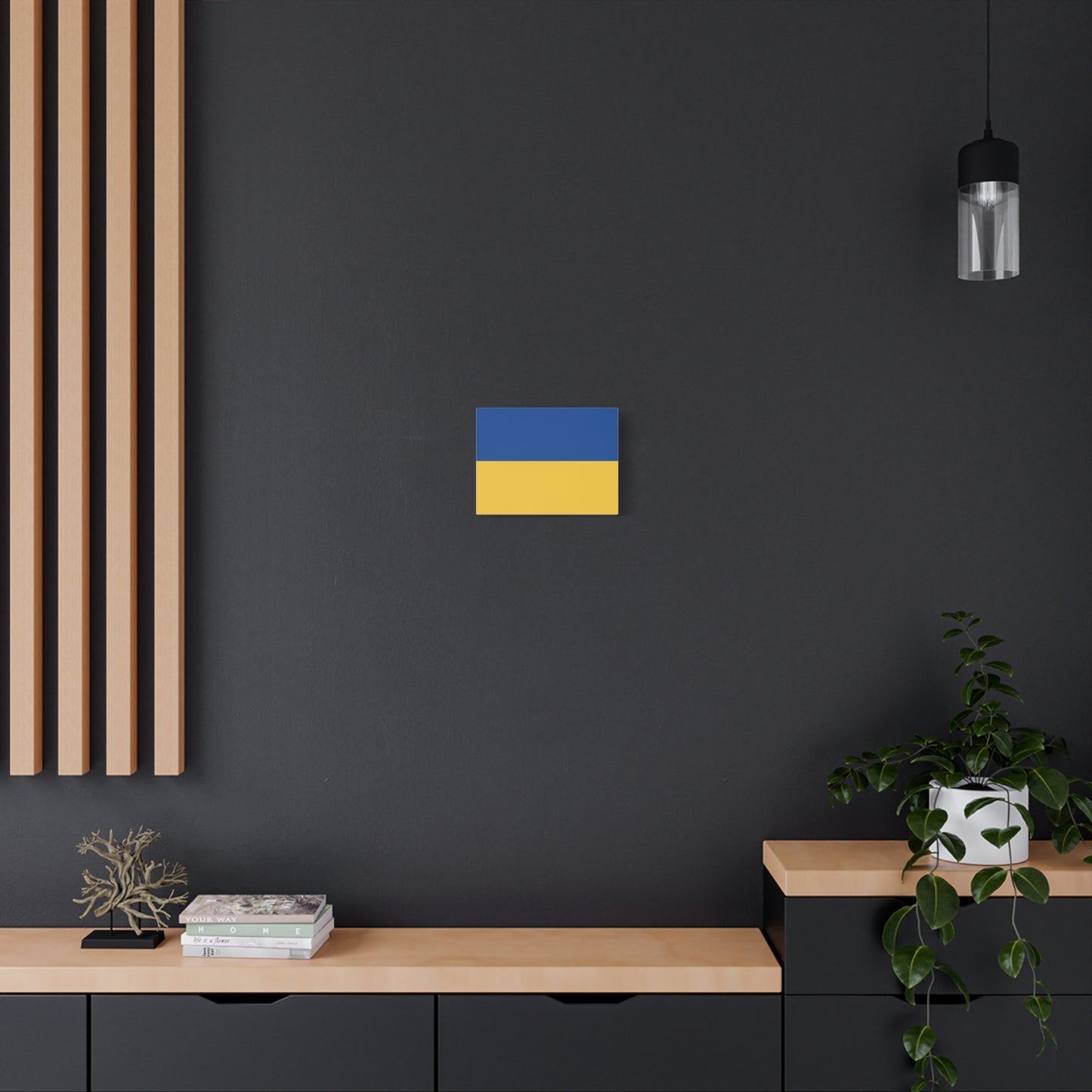 Ukraine Flag Matte Canvas Print — Stretched 1.25" Wall Art
