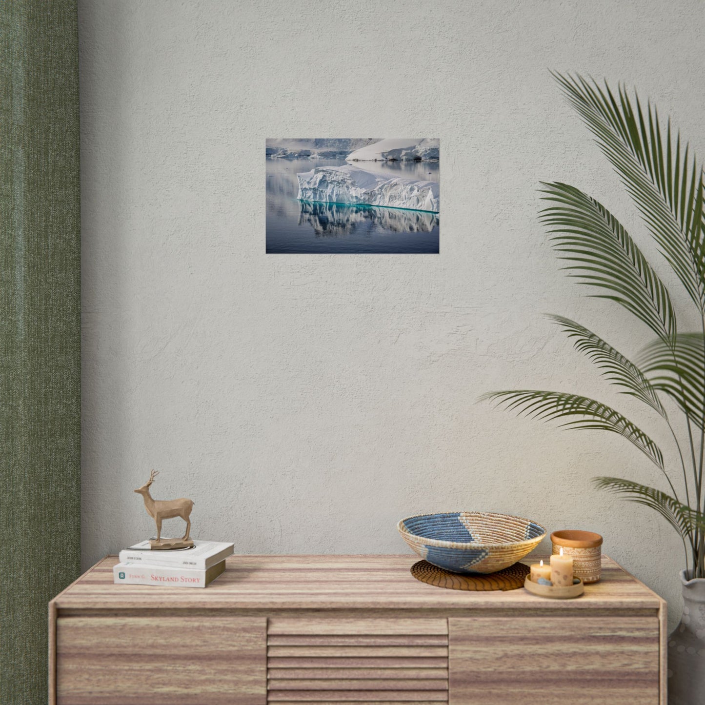 Arctic Iceberg Photography Poster — Serene Glacier Wall Art (Rolled Poster)