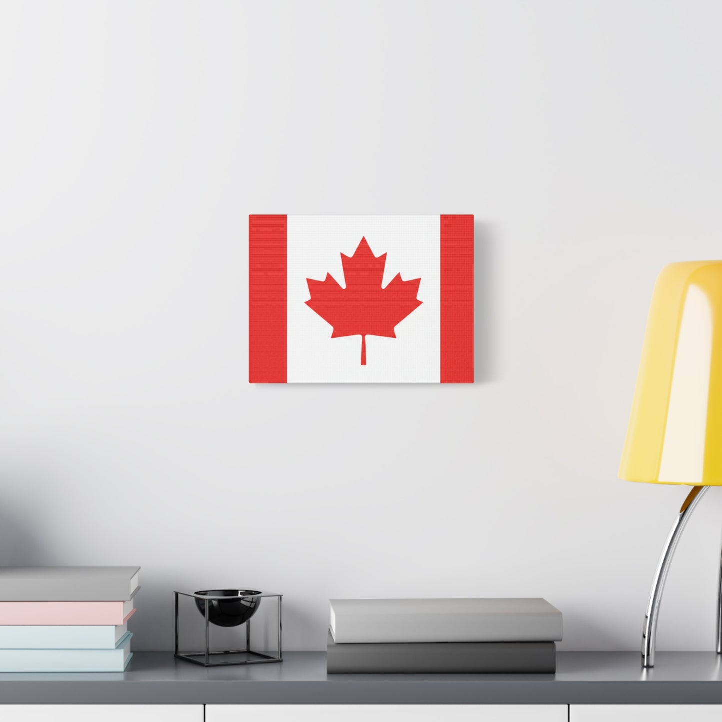 Canadian Flag Matte Canvas Print (Stretched 1.25")