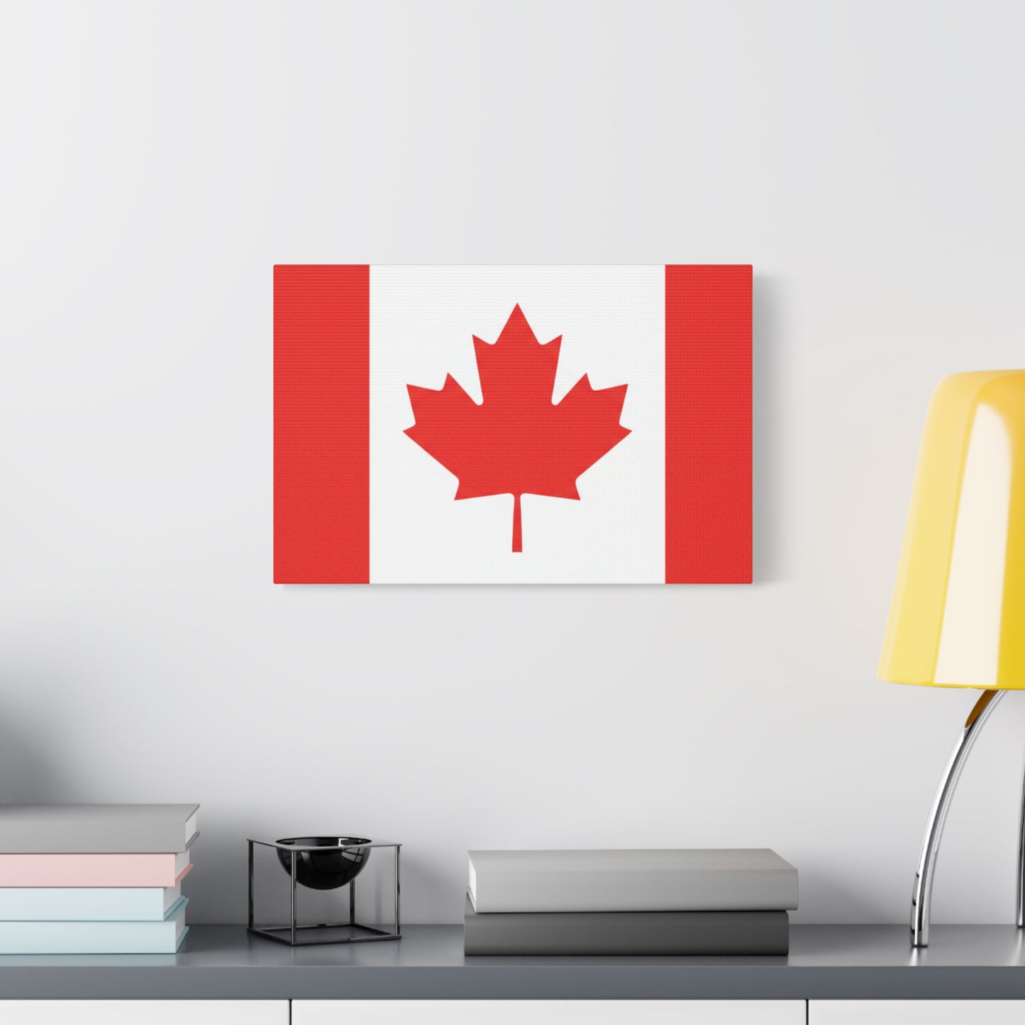 Canadian Flag Matte Canvas Print (Stretched 1.25")
