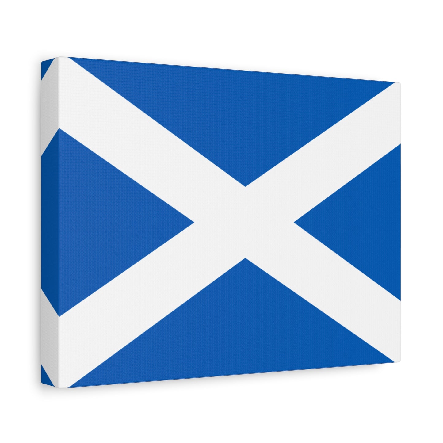Scotland Flag Matte Stretched Canvas (1.25")
