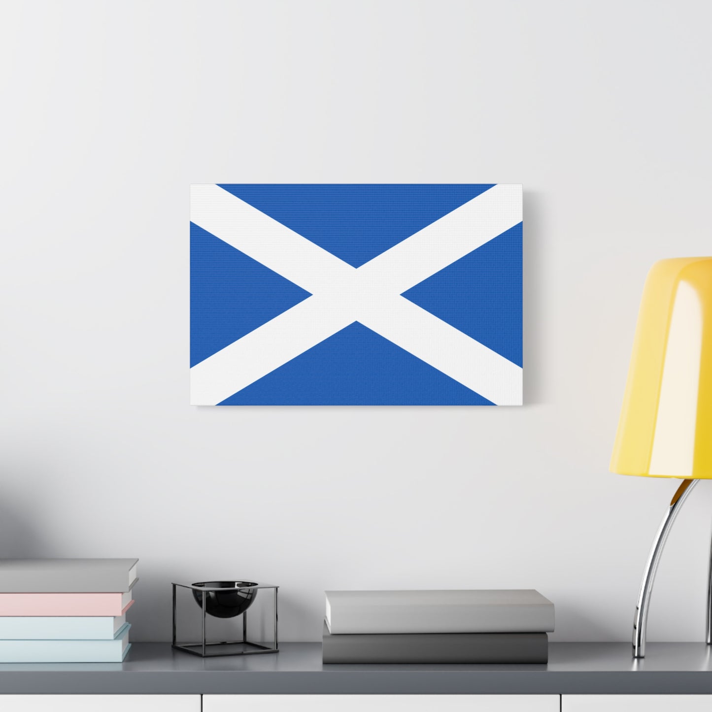 Scotland Flag Matte Stretched Canvas (1.25")