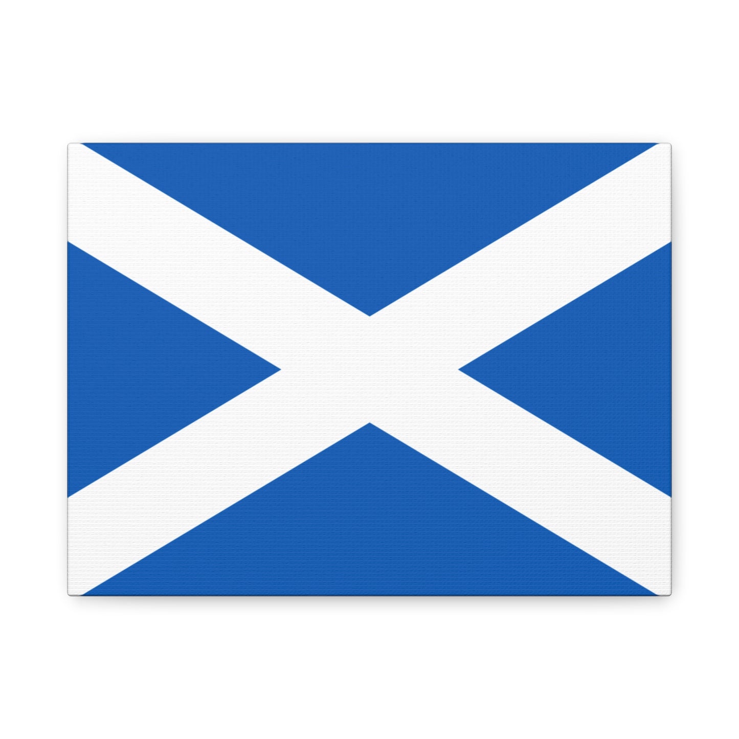 Scotland Flag Matte Stretched Canvas (1.25")