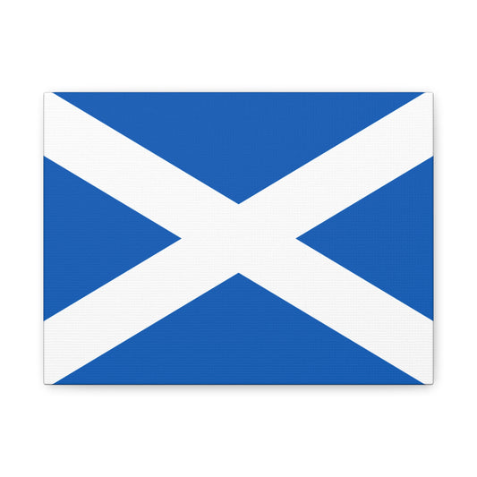 Scotland Flag Matte Stretched Canvas (1.25")