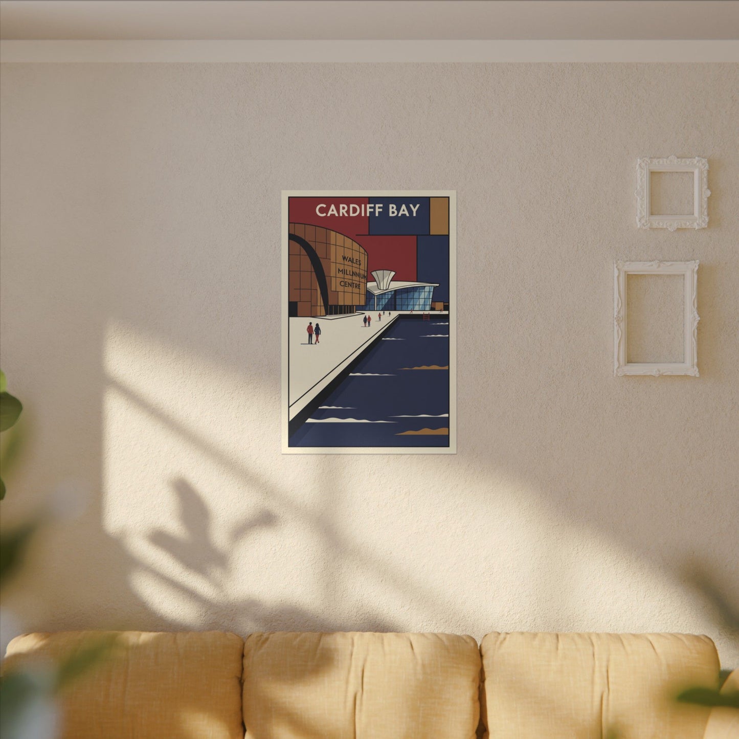 Cardiff bay Millennium centre Travel Poster Canvas