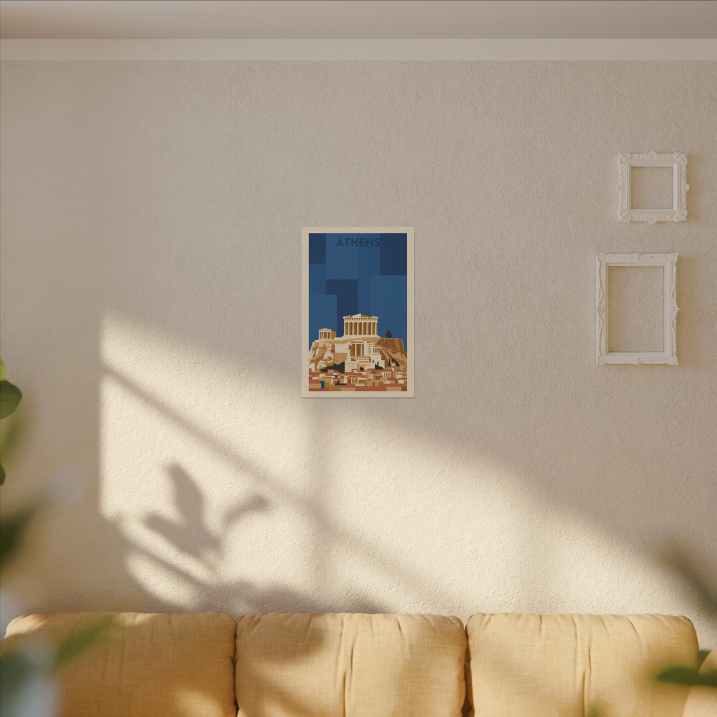 Acropolis Parthenon Matte Canvas Wall Art
