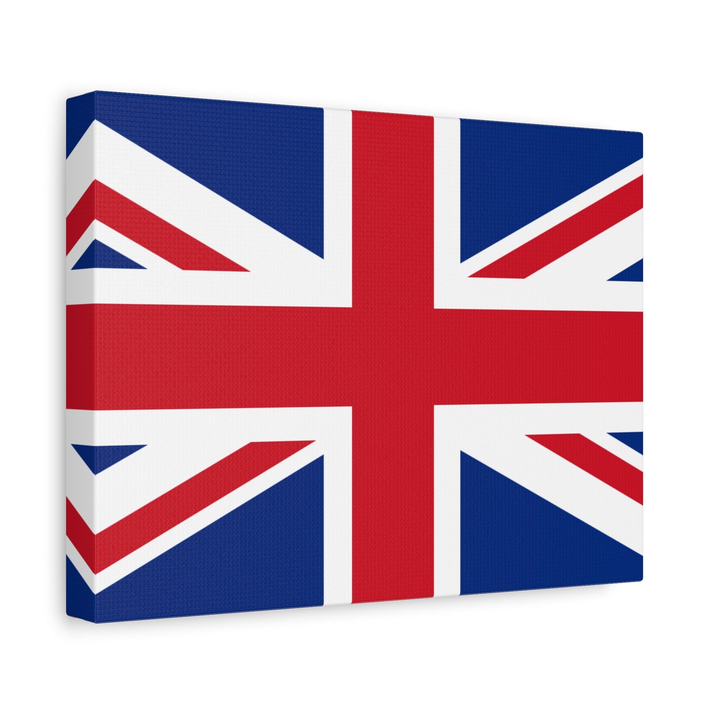 Union Jack Matte Canvas Print — Stretched British Flag Wall Art