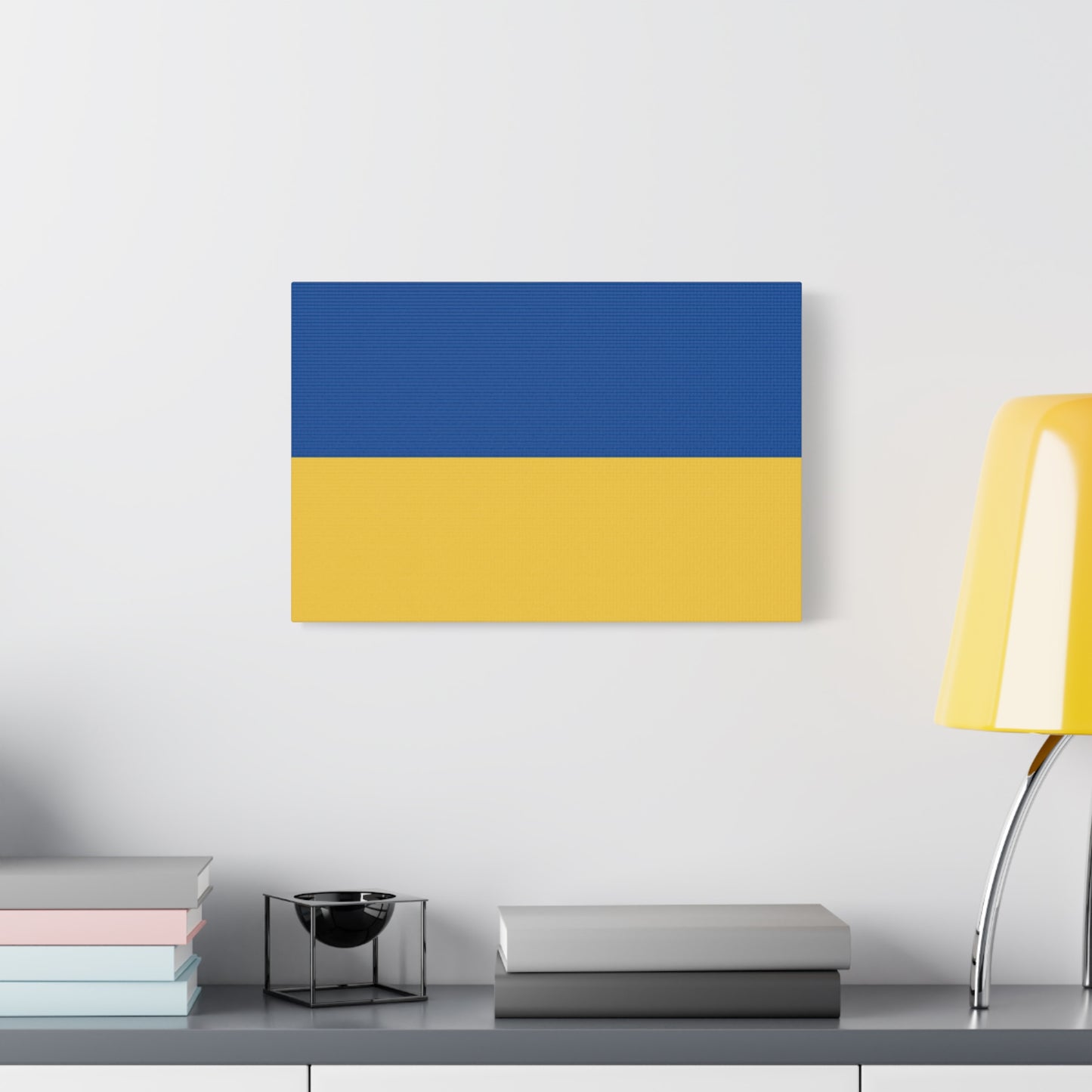 Ukraine Flag Matte Canvas Print — Stretched 1.25" Wall Art