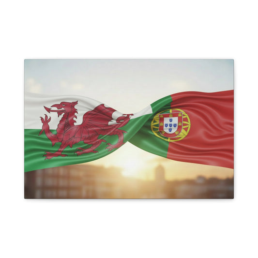 Wales & Portugal — Dual Heritage Canvas