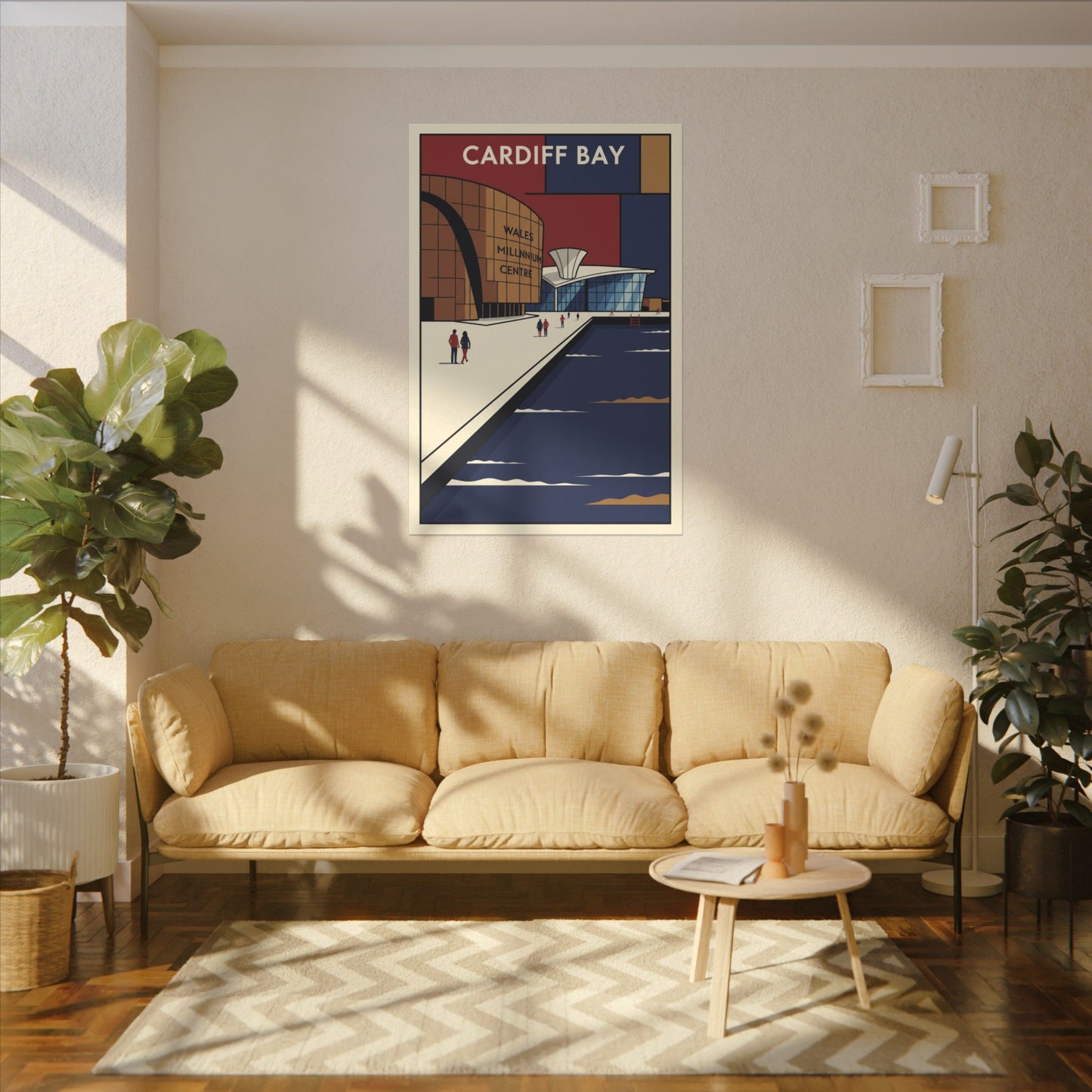 Cardiff bay Millennium centre Travel Poster Canvas