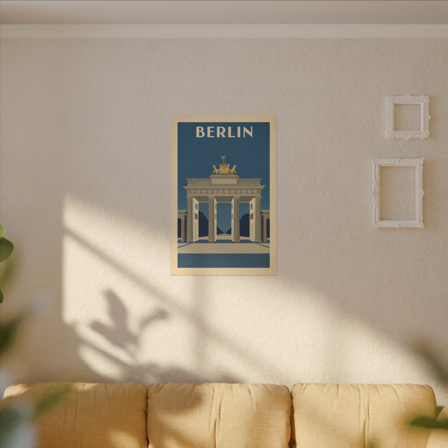 Berlin Brandenburger Tor Matte Canvas Print