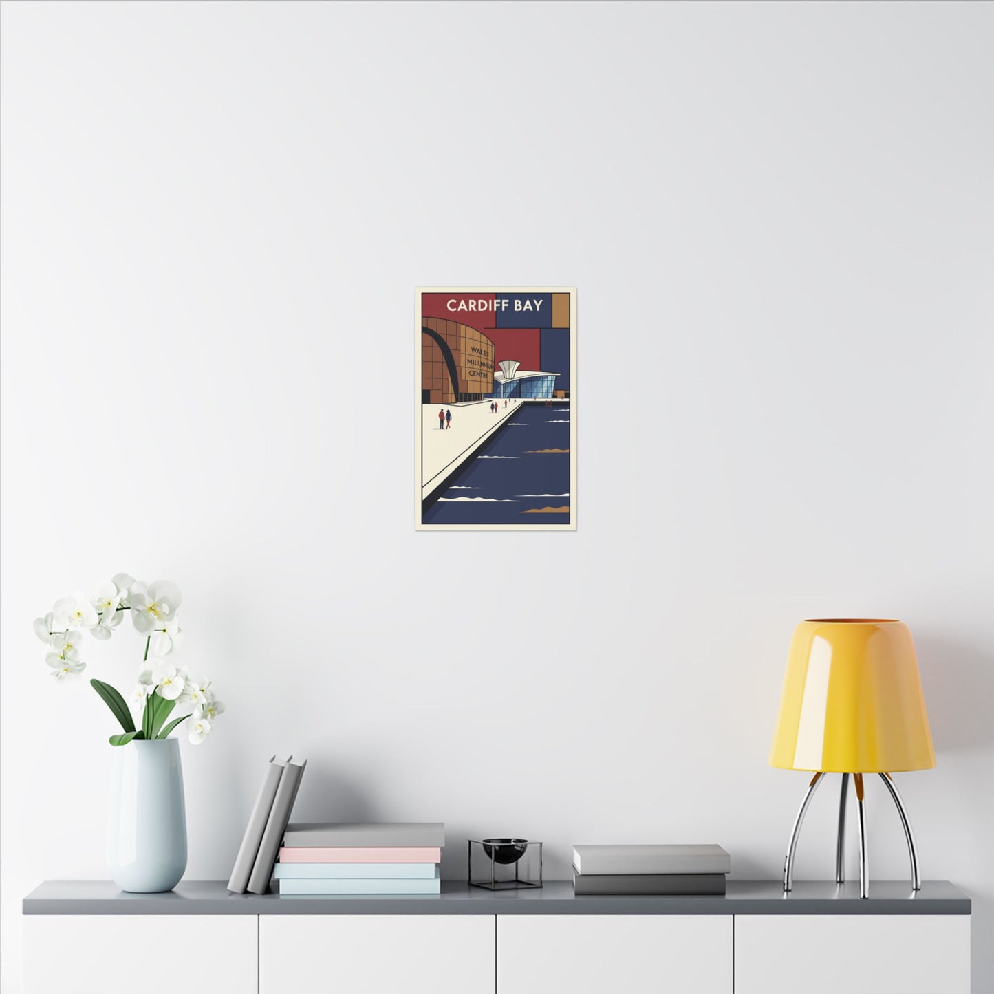 Cardiff bay Millennium centre Travel Poster Canvas
