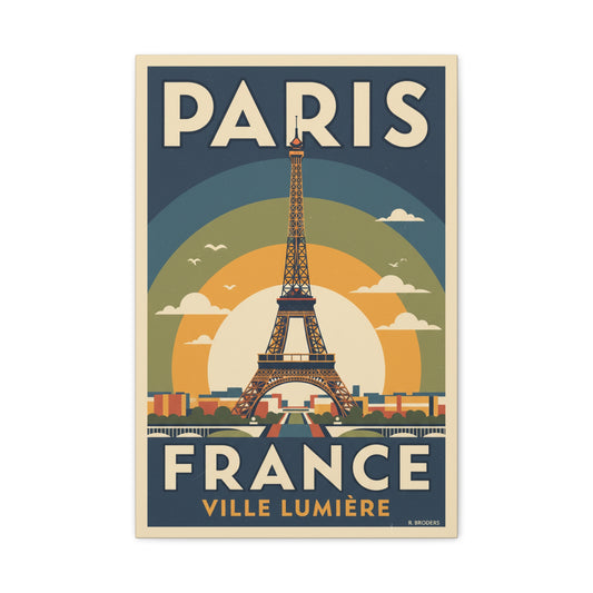 Eiffel Tower — Paris Travel Canvas