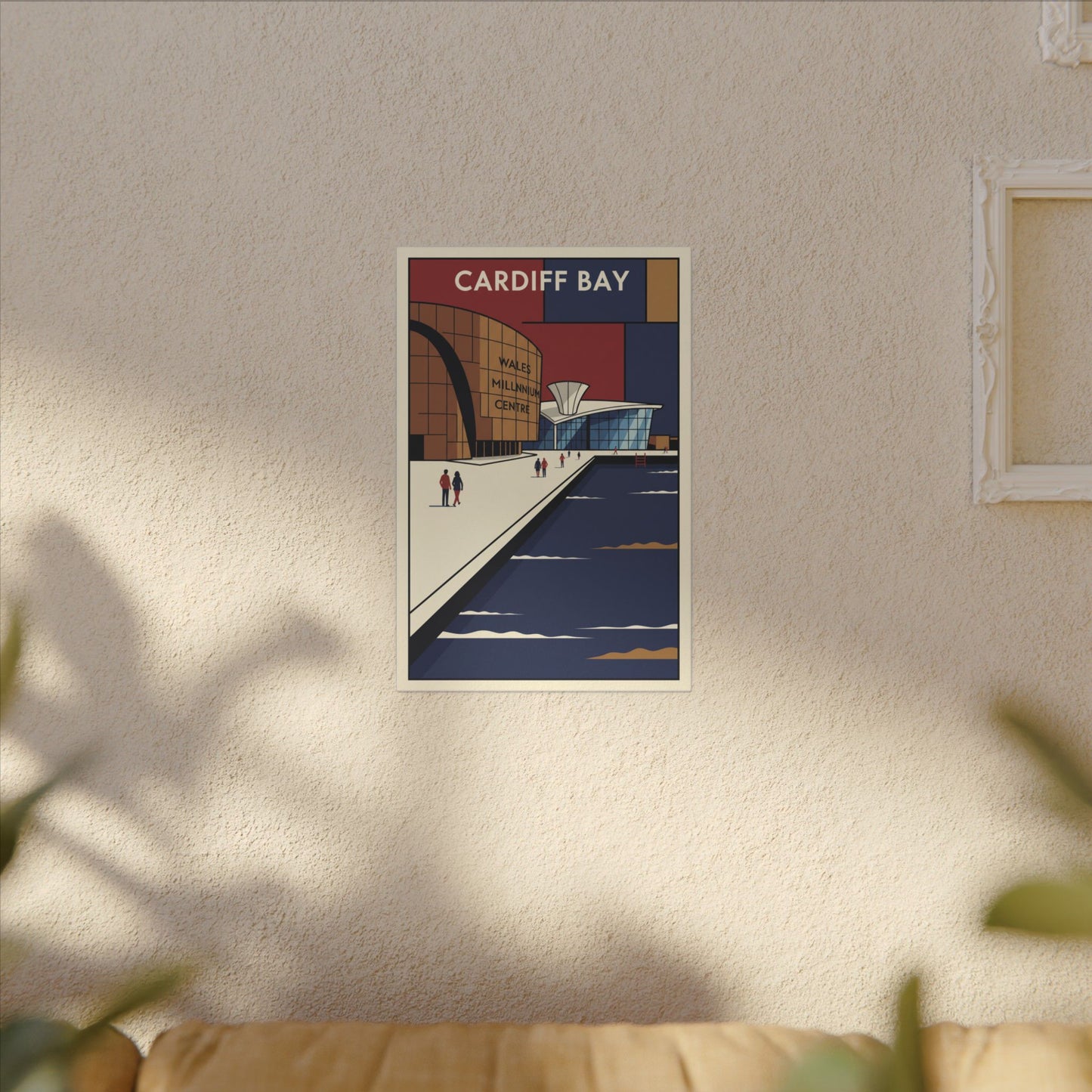 Cardiff bay Millennium centre Travel Poster Canvas